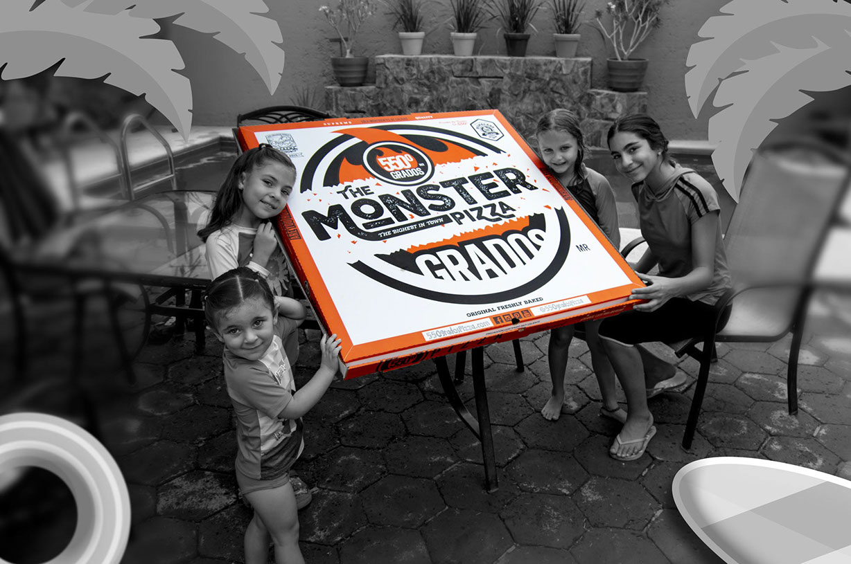 Monster Pizza - 550 Grados Pizza